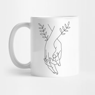 Holding Hands Mug